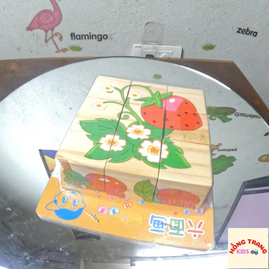 Đồ chơi tranh ghép gỗ 6 mặt - Ảnh 2