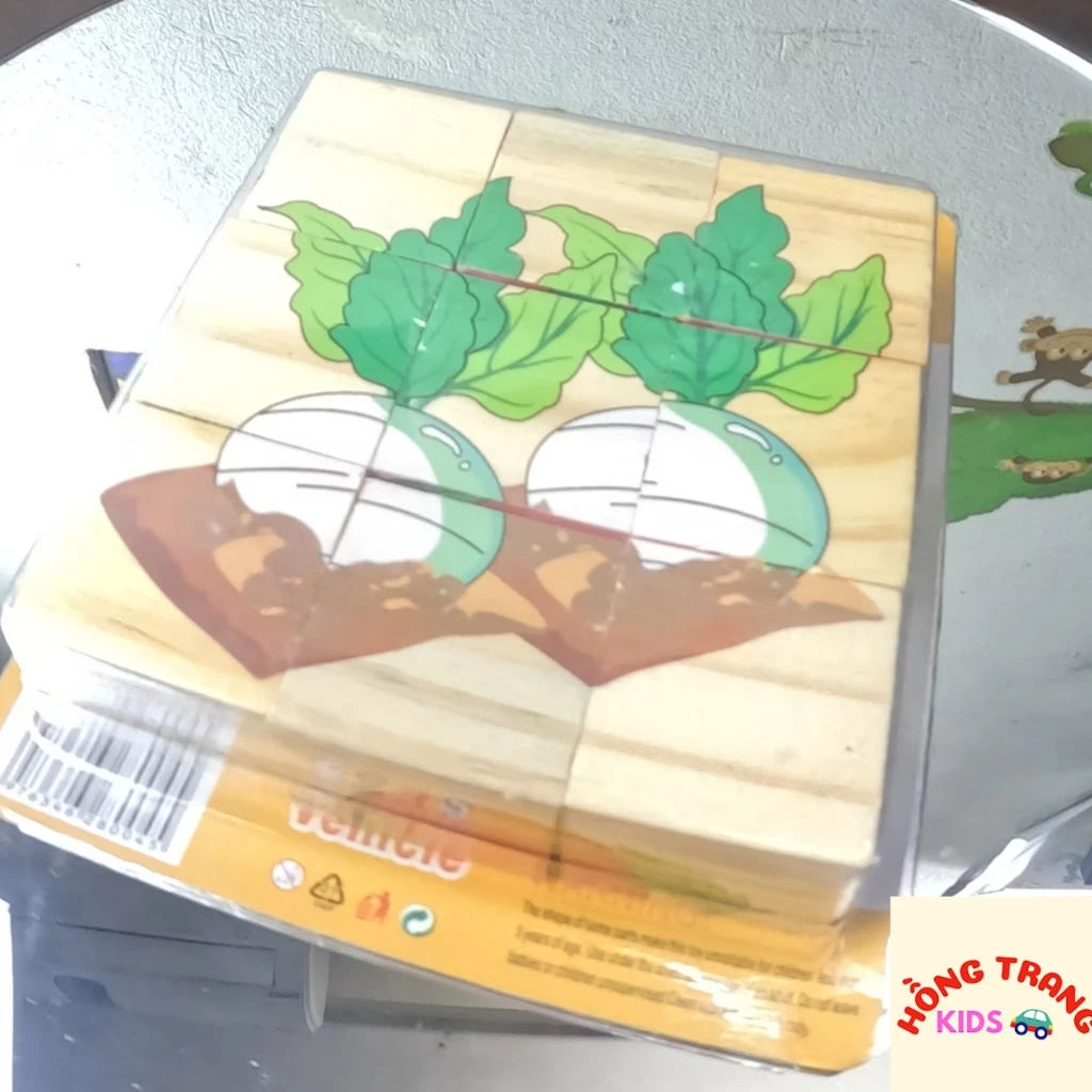 Đồ chơi tranh ghép gỗ 6 mặt - Ảnh 8