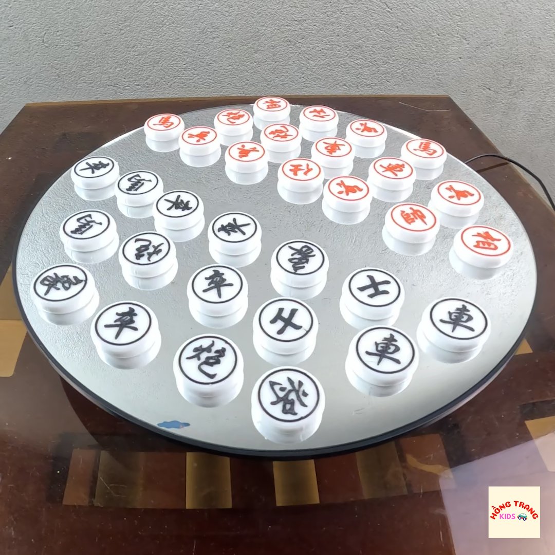 Bộ Quân Cờ Tướng Nhựa 3D Cao Cấp