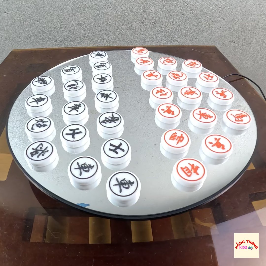 Bộ Quân Cờ Tướng Nhựa 3D Cao Cấp - Ảnh 4