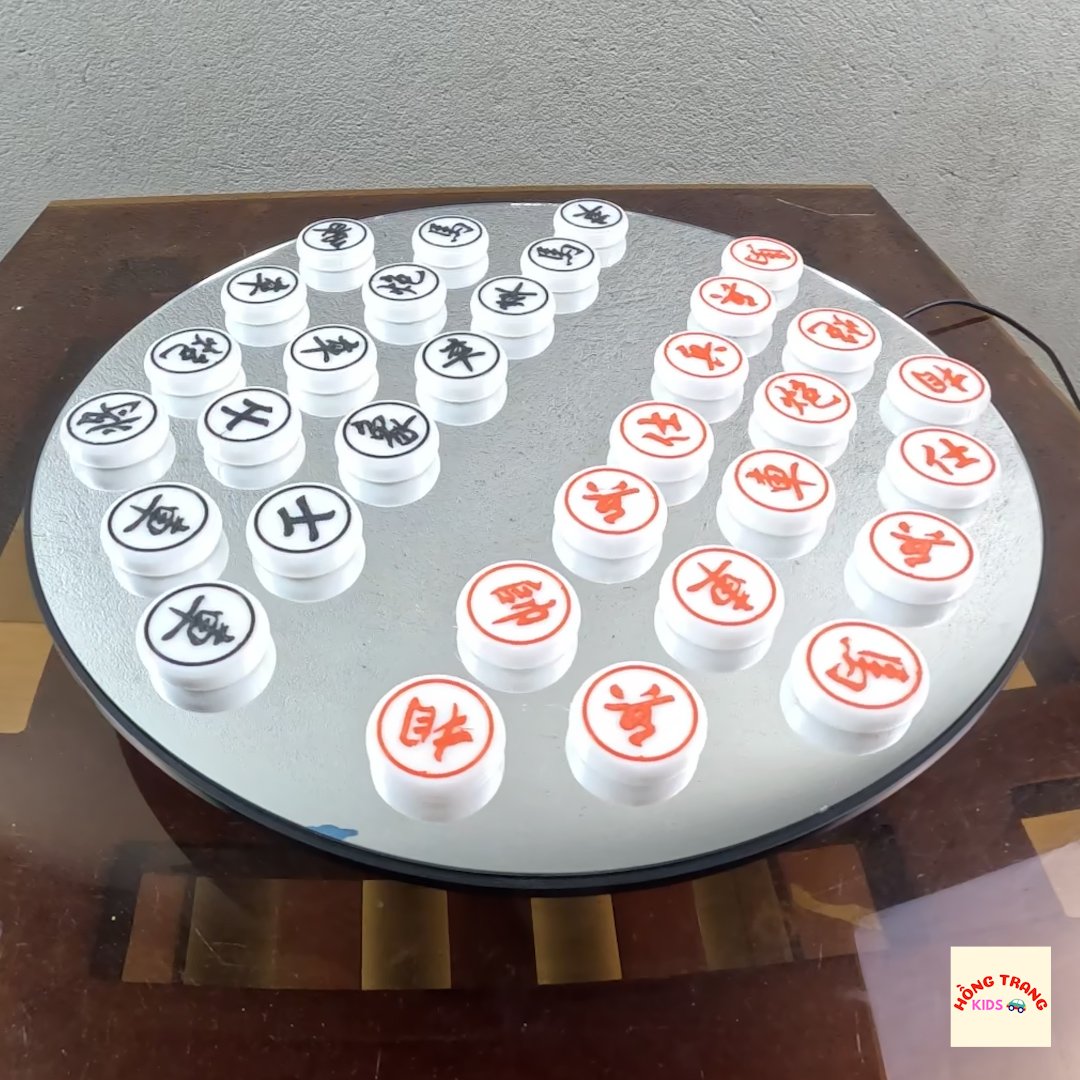 Bộ Quân Cờ Tướng Nhựa 3D Cao Cấp - Ảnh 5